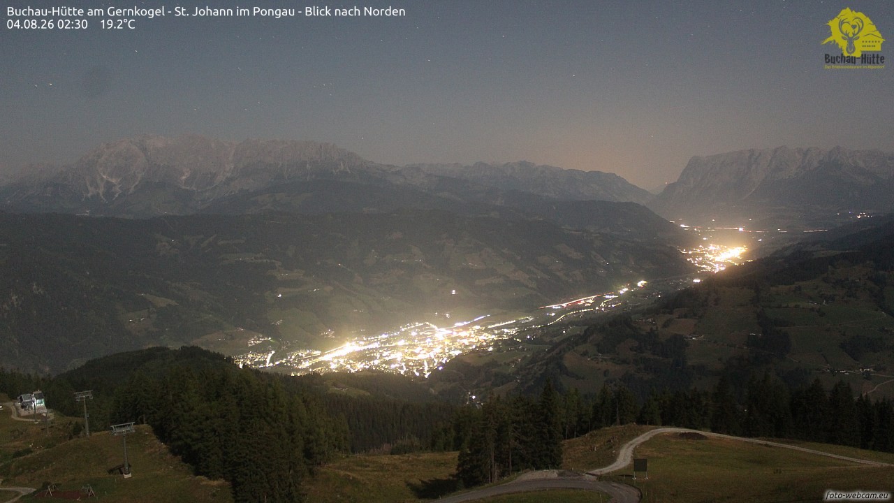 Archiv Foto Webcam Buchau-Hütte am Gernkogel - St. Johann
