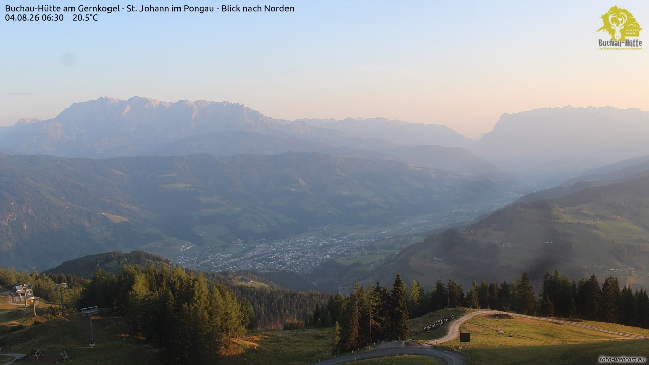 Archiv Foto Webcam Buchau-Hütte am Gernkogel - St. Johann