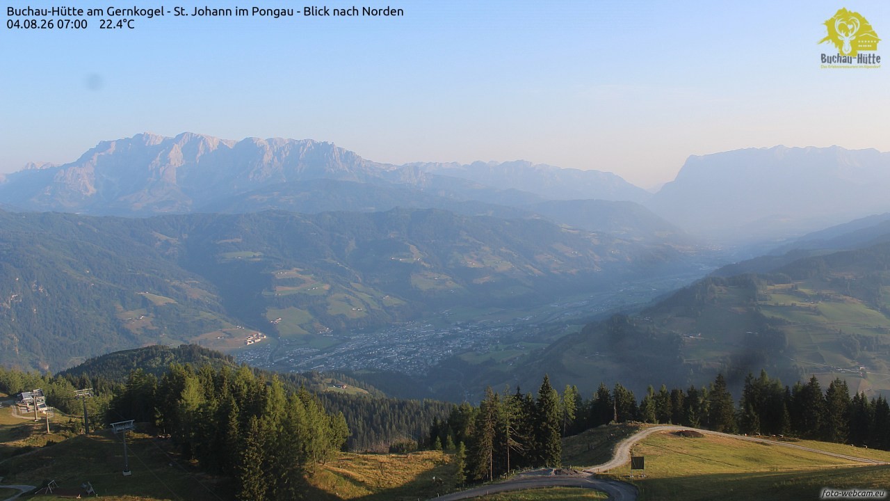 Archiv Foto Webcam Buchau-Hütte am Gernkogel - St. Johann