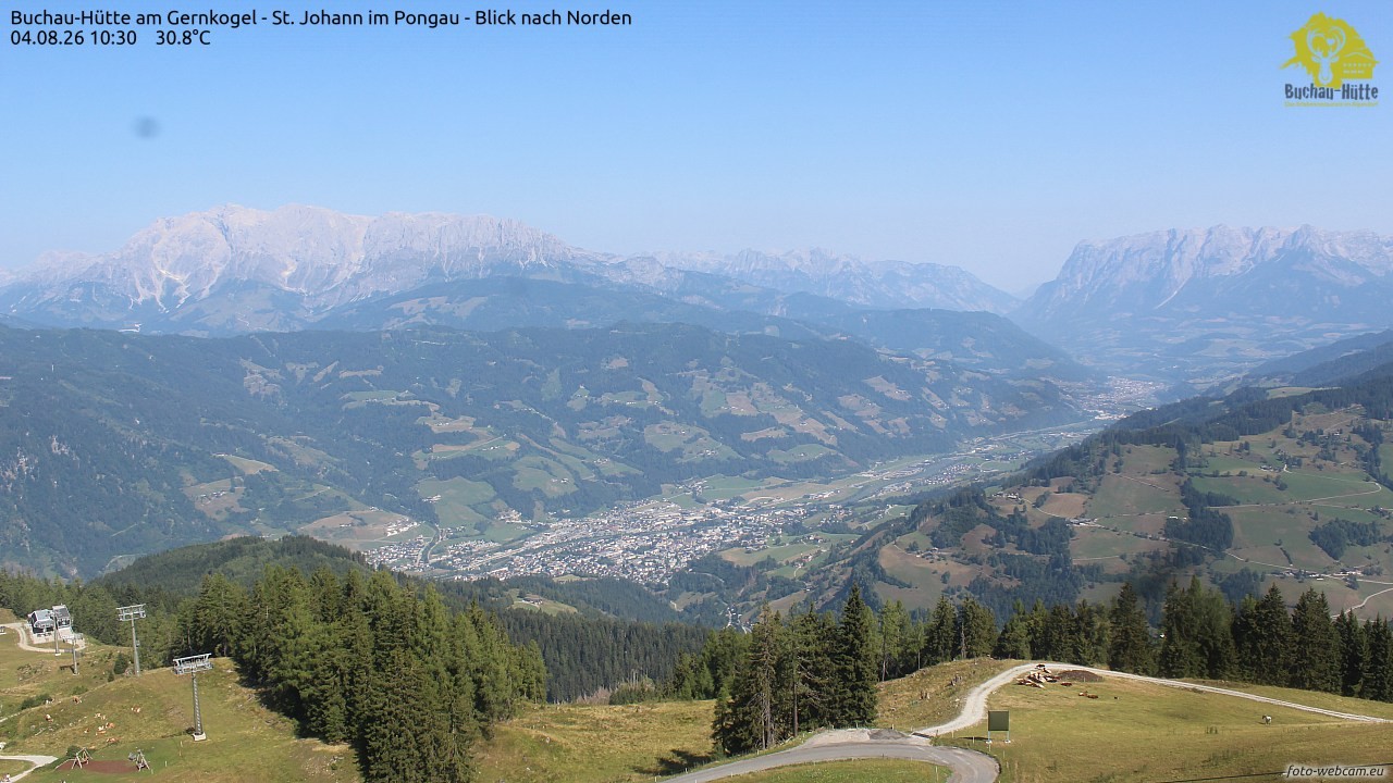 Archiv Foto Webcam Buchau-Hütte am Gernkogel - St. Johann