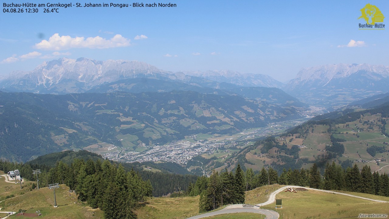 Archiv Foto Webcam Buchau-Hütte am Gernkogel - St. Johann