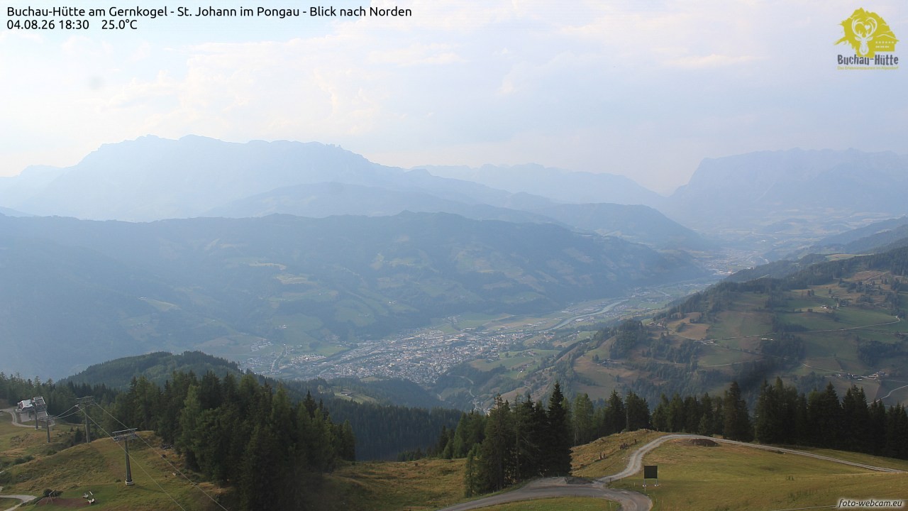 Archiv Foto Webcam Buchau-Hütte am Gernkogel - St. Johann
