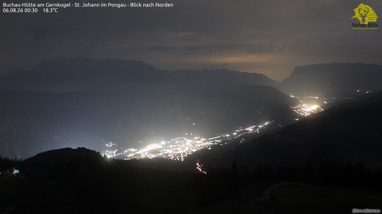 Archiv Foto Webcam Buchau-Hütte am Gernkogel - St. Johann