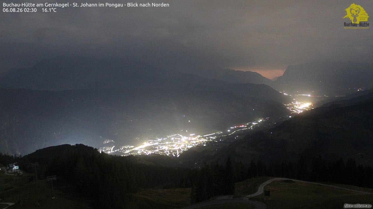 Archiv Foto Webcam Buchau-Hütte am Gernkogel - St. Johann