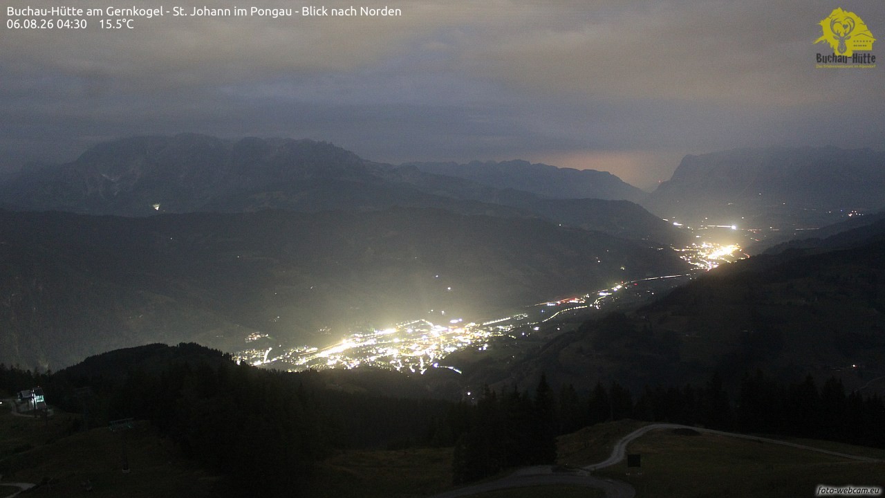 Archiv Foto Webcam Buchau-Hütte am Gernkogel - St. Johann
