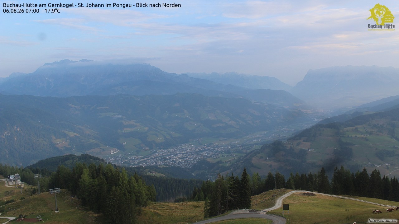 Archiv Foto Webcam Buchau-Hütte am Gernkogel - St. Johann