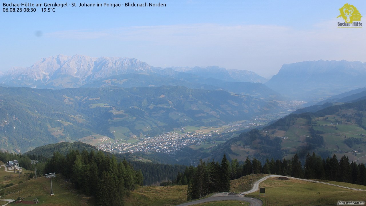 Archiv Foto Webcam Buchau-Hütte am Gernkogel - St. Johann