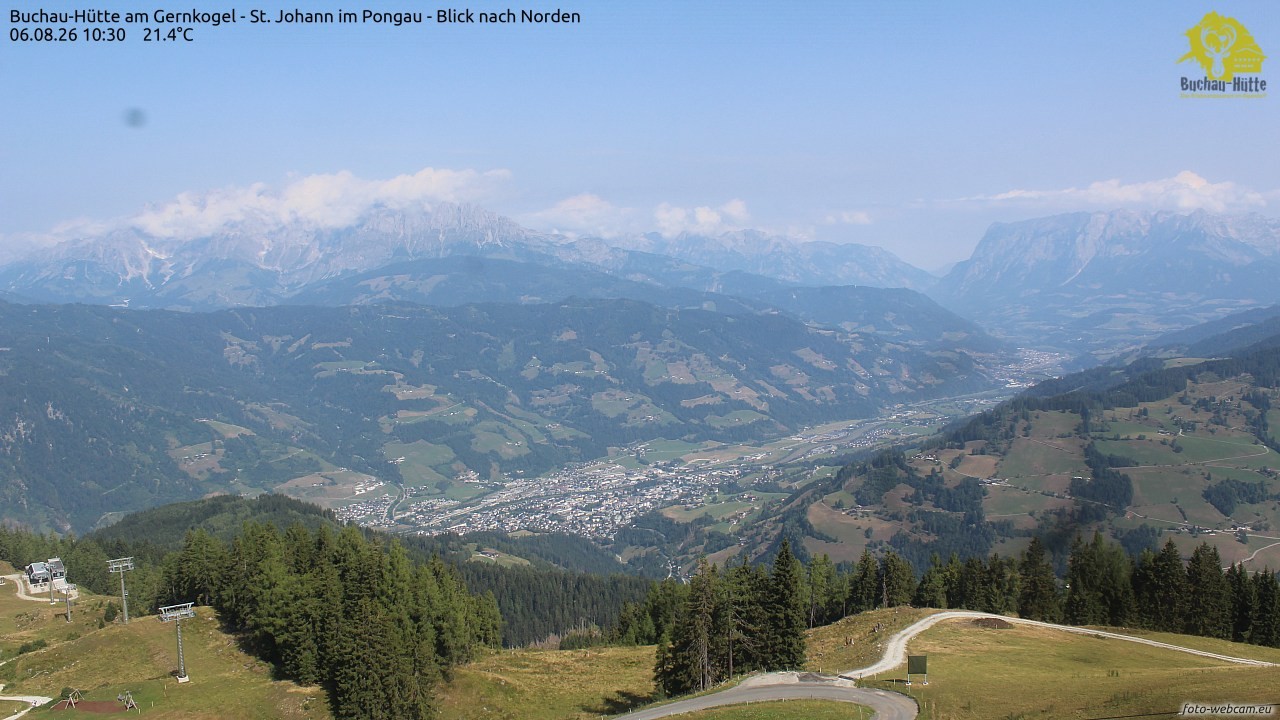 Archiv Foto Webcam Buchau-Hütte am Gernkogel - St. Johann