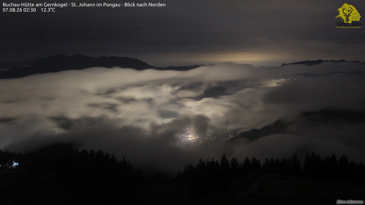 Archiv Foto Webcam Buchau-Hütte am Gernkogel - St. Johann