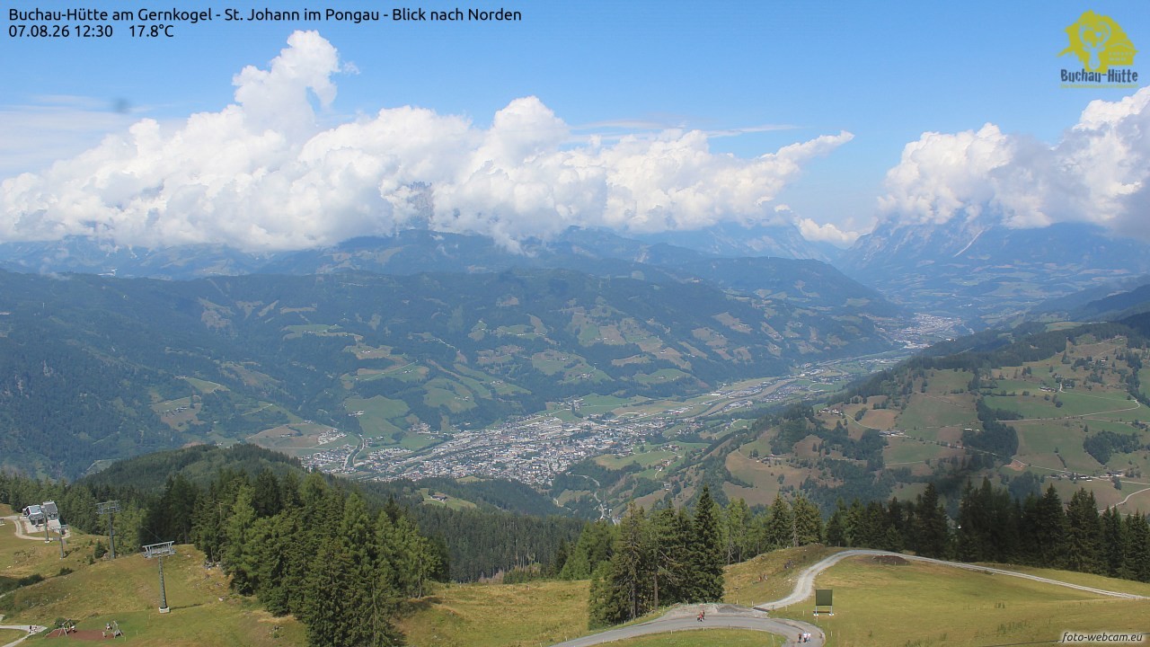 Archiv Foto Webcam Buchau-Hütte am Gernkogel - St. Johann