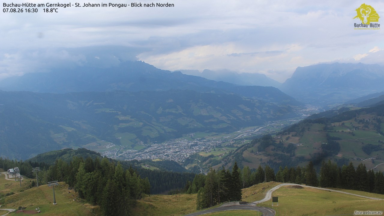 Archiv Foto Webcam Buchau-Hütte am Gernkogel - St. Johann