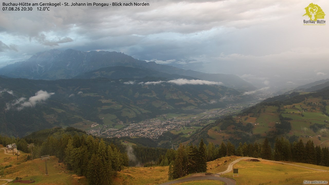 Archiv Foto Webcam Buchau-Hütte am Gernkogel - St. Johann