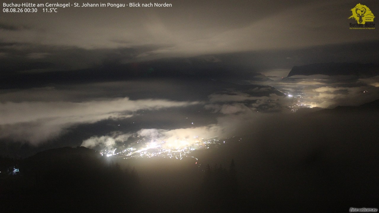Archived image Webcam Gernkogel - View to the North