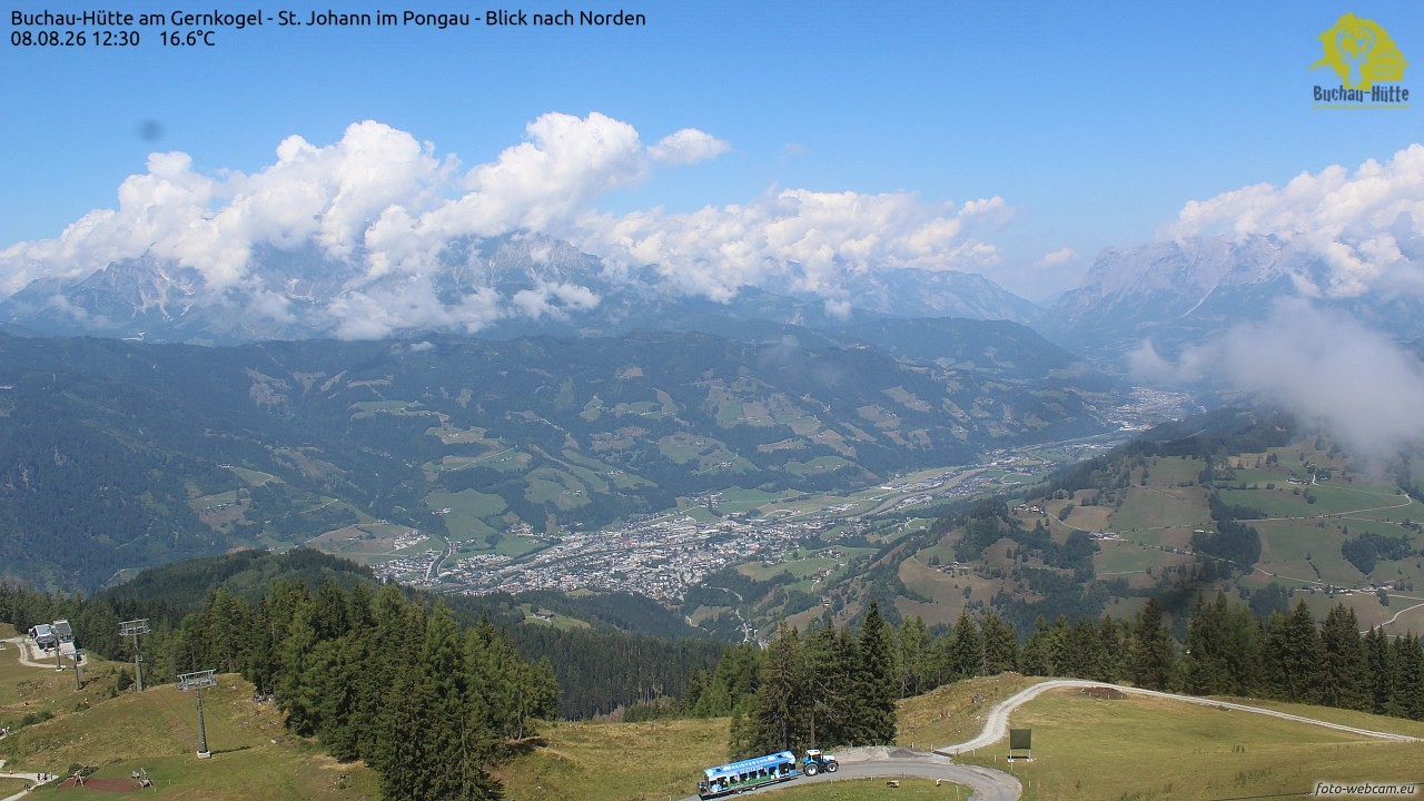 Archiv Foto Webcam Buchau-Hütte am Gernkogel - St. Johann