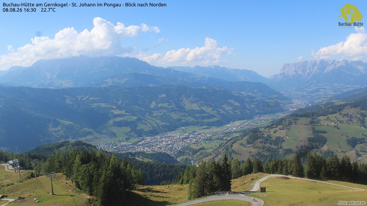 Archiv Foto Webcam Buchau-Hütte am Gernkogel - St. Johann