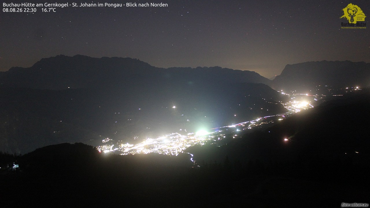 Archiv Foto Webcam Buchau-Hütte am Gernkogel - St. Johann