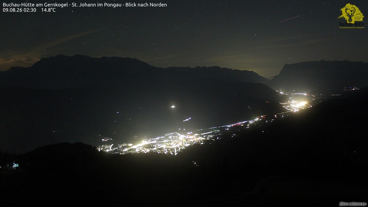 Archiv Foto Webcam Buchau-Hütte am Gernkogel - St. Johann