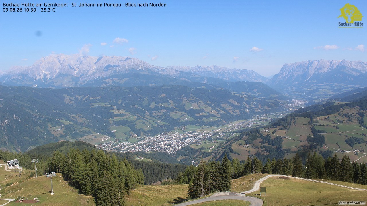 Archived image Webcam Gernkogel - View to the North