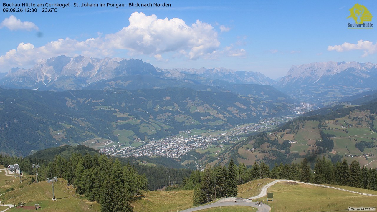 Archived image Webcam Gernkogel - View to the North