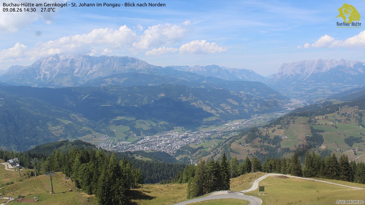 Archived image Webcam Gernkogel - View to the North