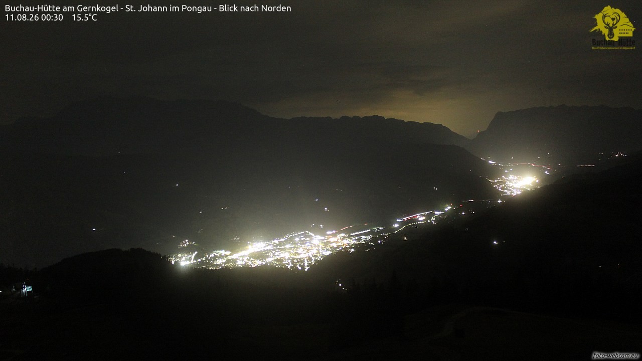 Archiv Foto Webcam Buchau-Hütte am Gernkogel - St. Johann