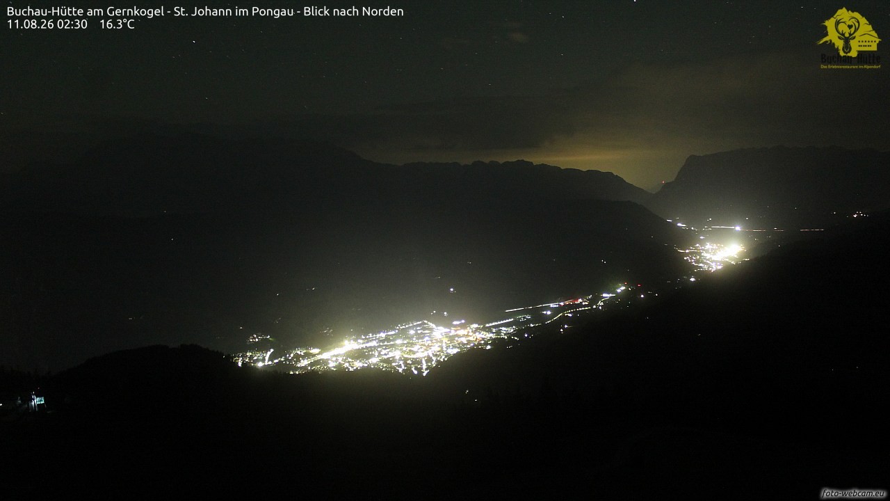 Archiv Foto Webcam Buchau-Hütte am Gernkogel - St. Johann