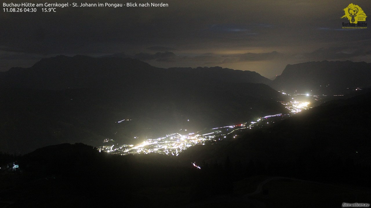 Archiv Foto Webcam Buchau-Hütte am Gernkogel - St. Johann