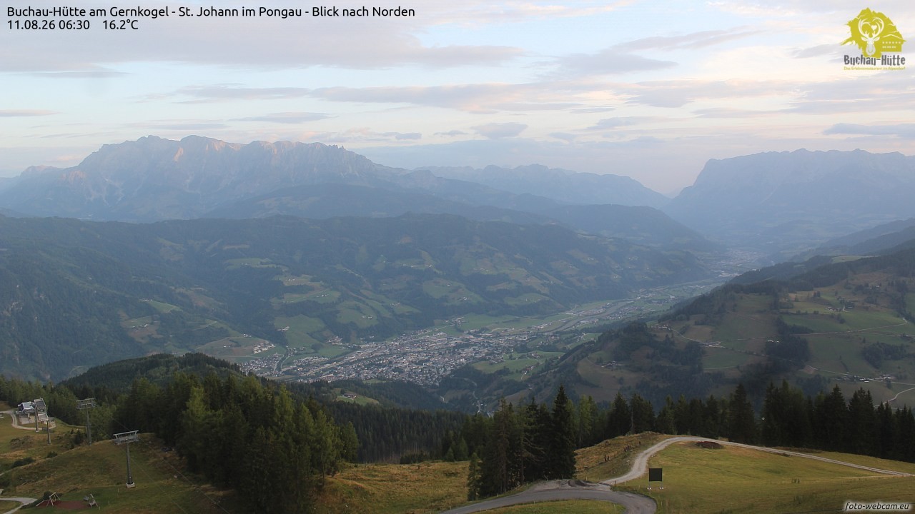 Archiv Foto Webcam Buchau-Hütte am Gernkogel - St. Johann