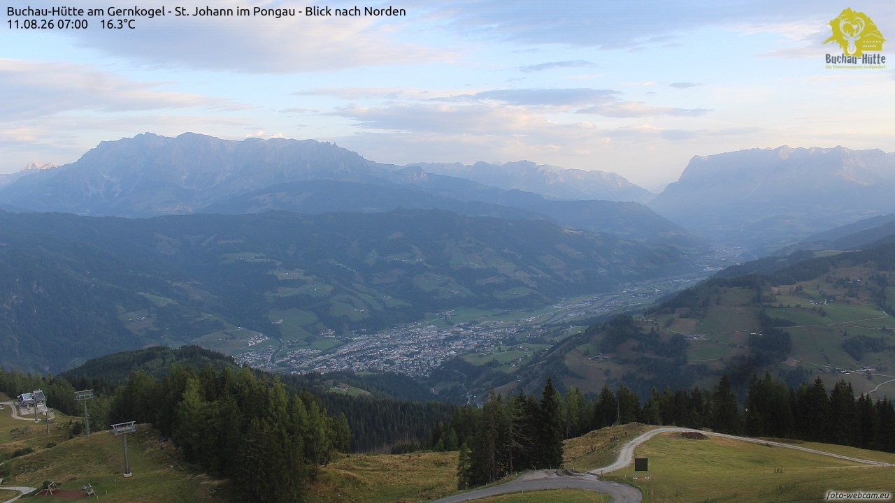 Archiv Foto Webcam Buchau-Hütte am Gernkogel - St. Johann