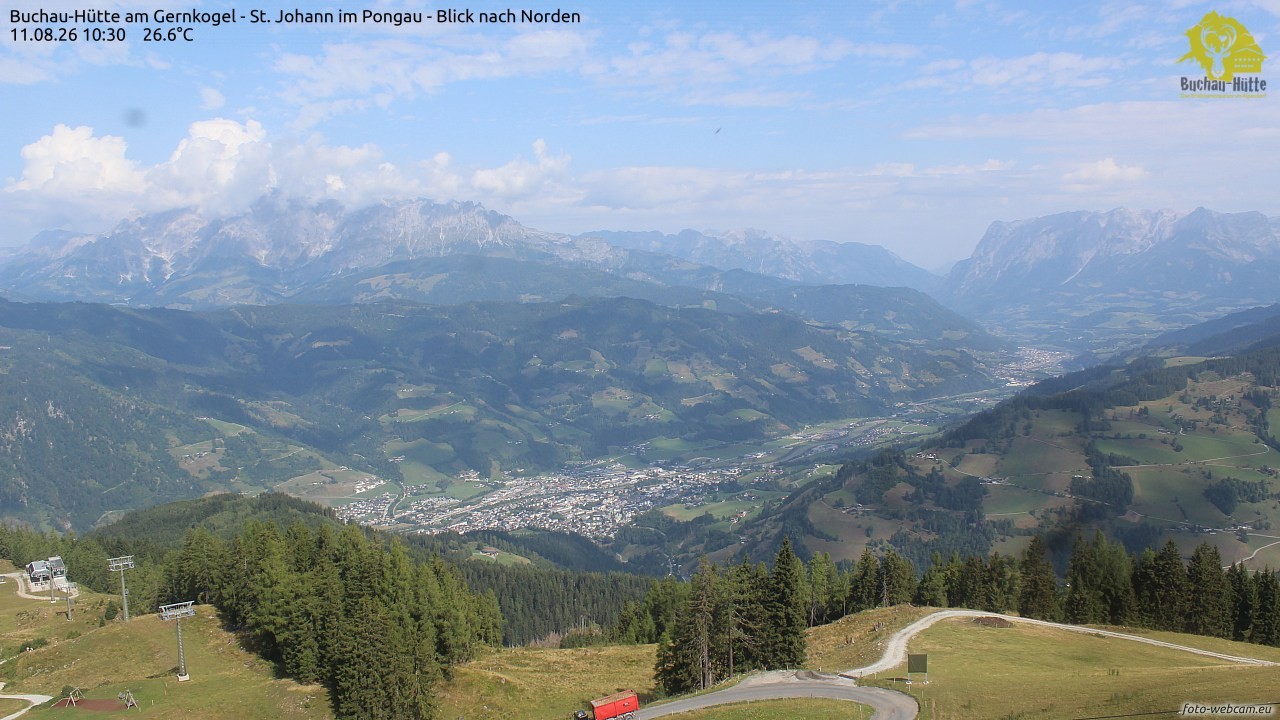 Archived image Webcam Gernkogel - View to the North