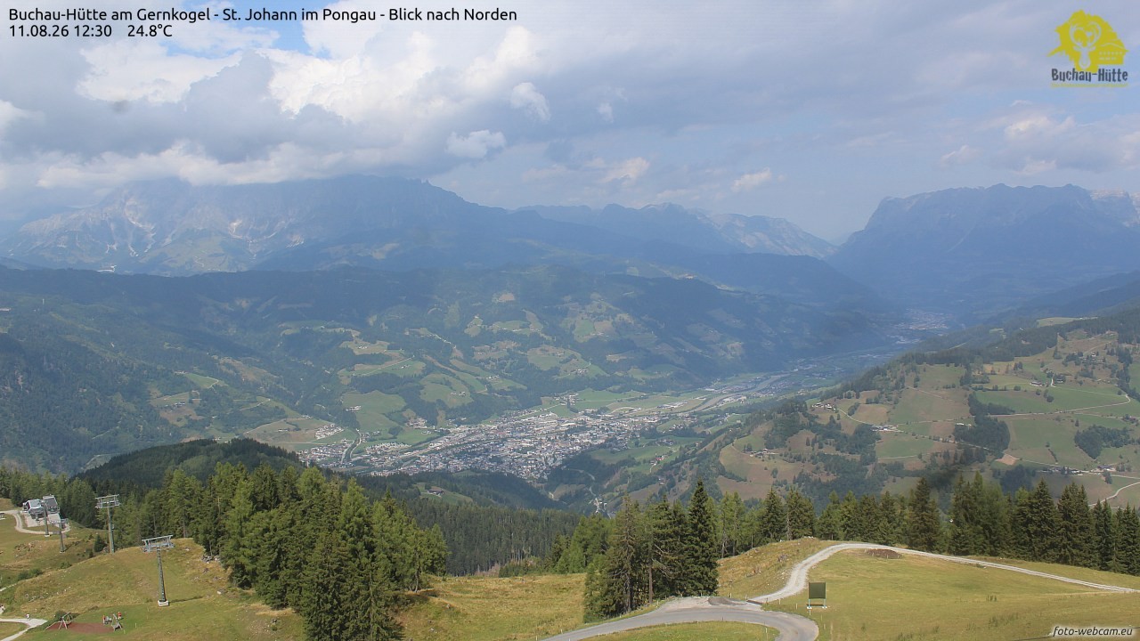 Archived image Webcam Gernkogel - View to the North