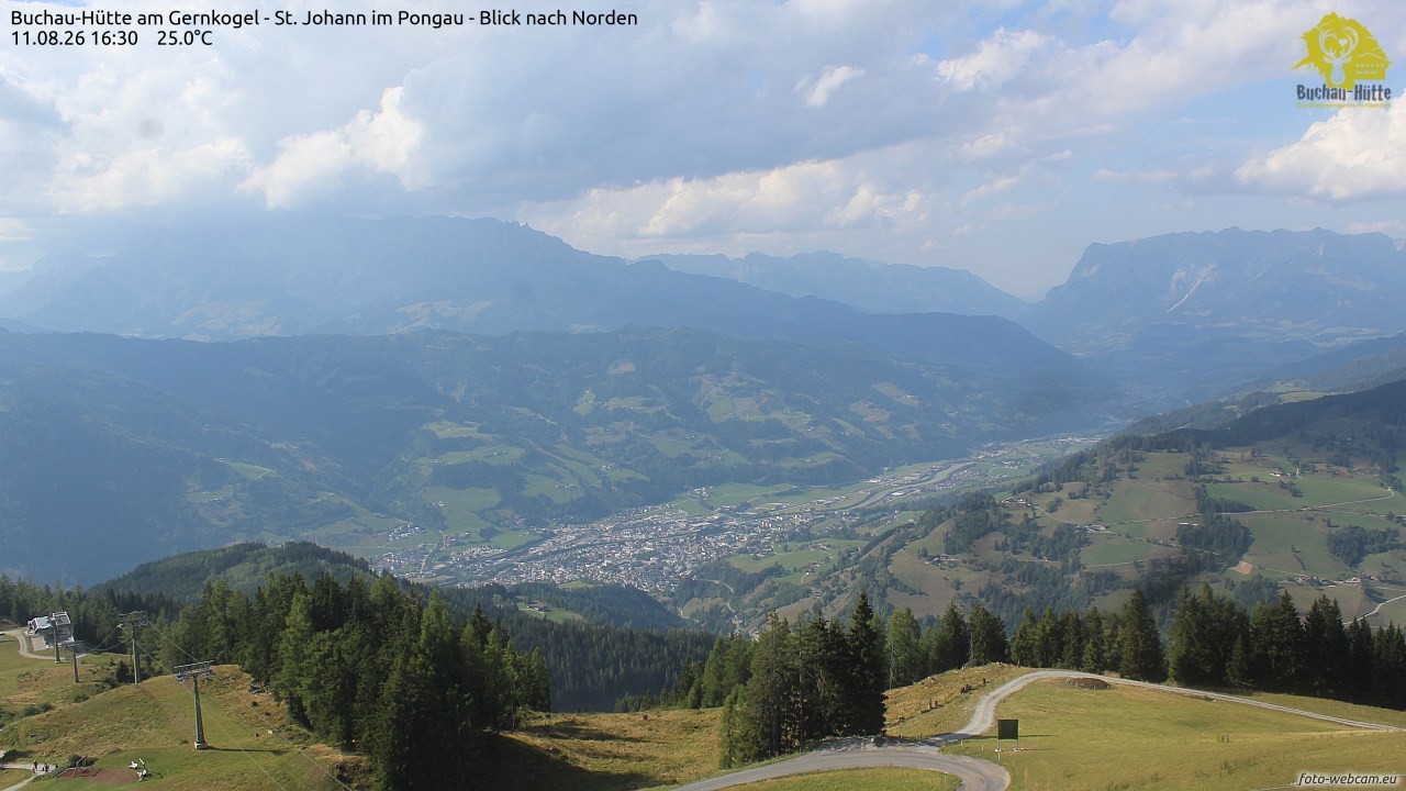 Archived image Webcam Gernkogel - View to the North
