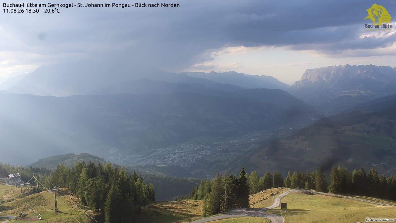 Archived image Webcam Gernkogel - View to the North