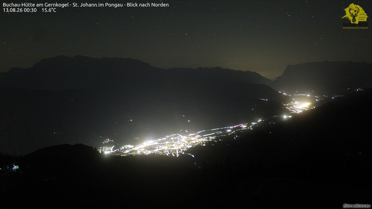 Archived image Webcam Gernkogel - View to the North