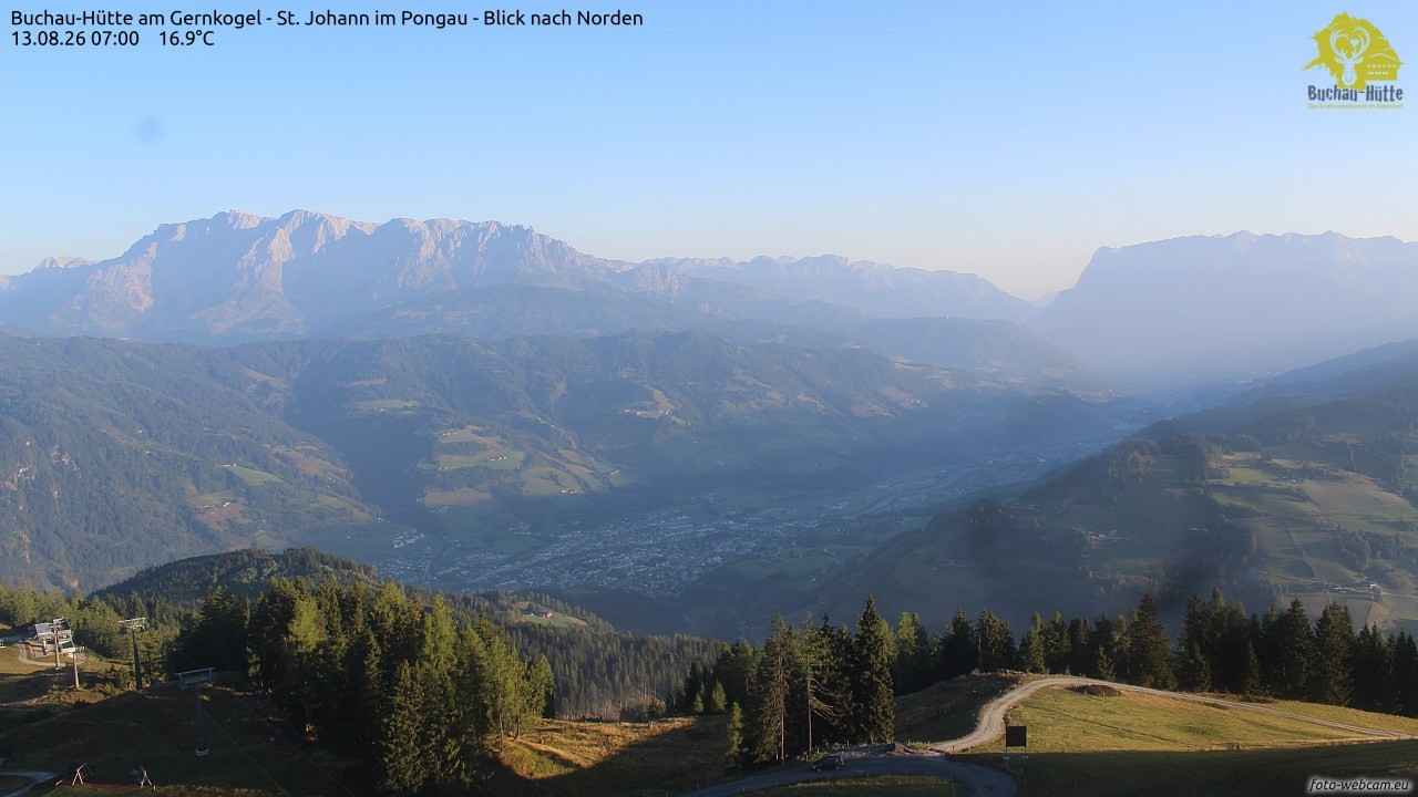Archived image Webcam Gernkogel - View to the North