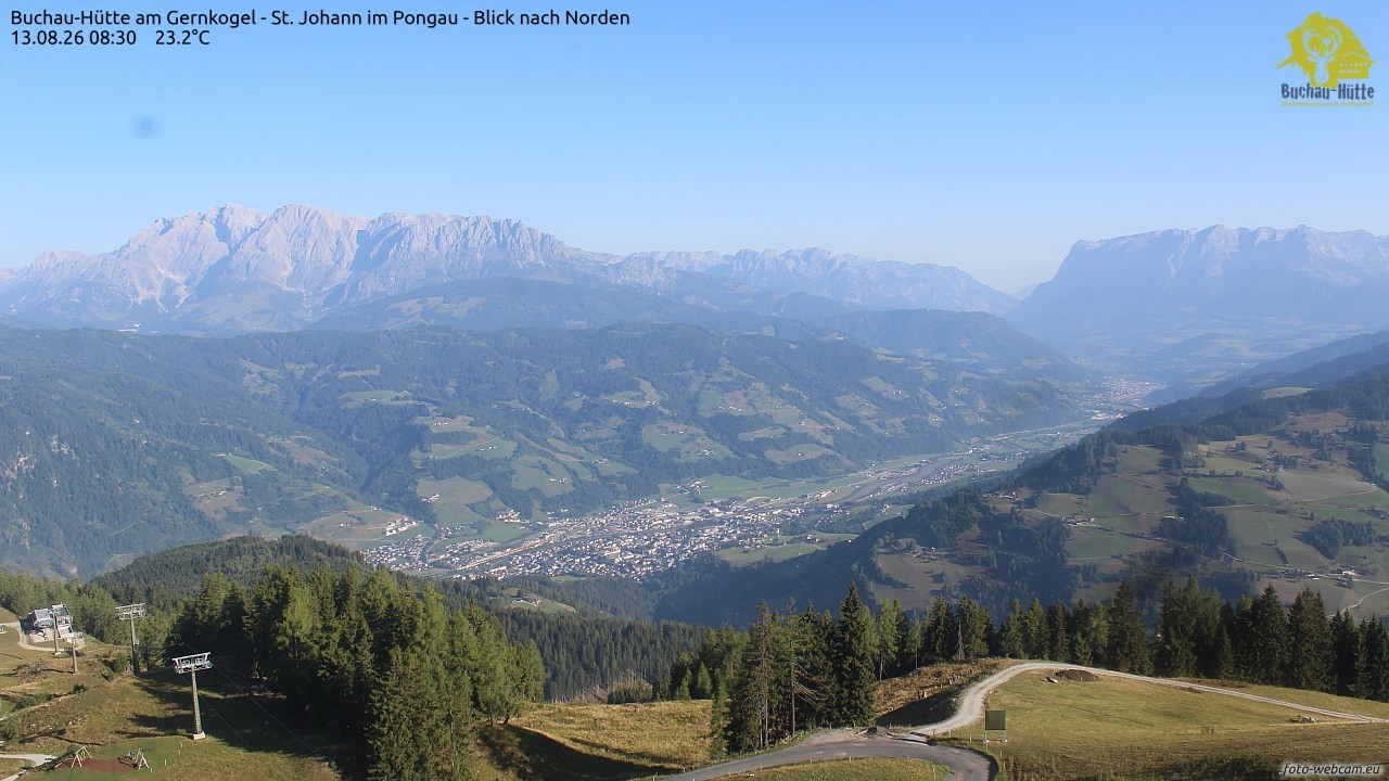 Archived image Webcam Gernkogel - View to the North