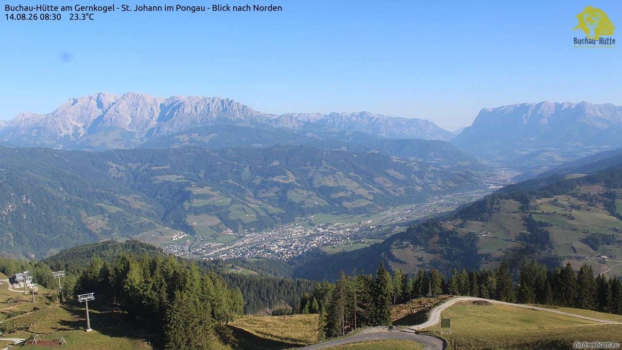 Archived image Webcam Gernkogel - View to the North