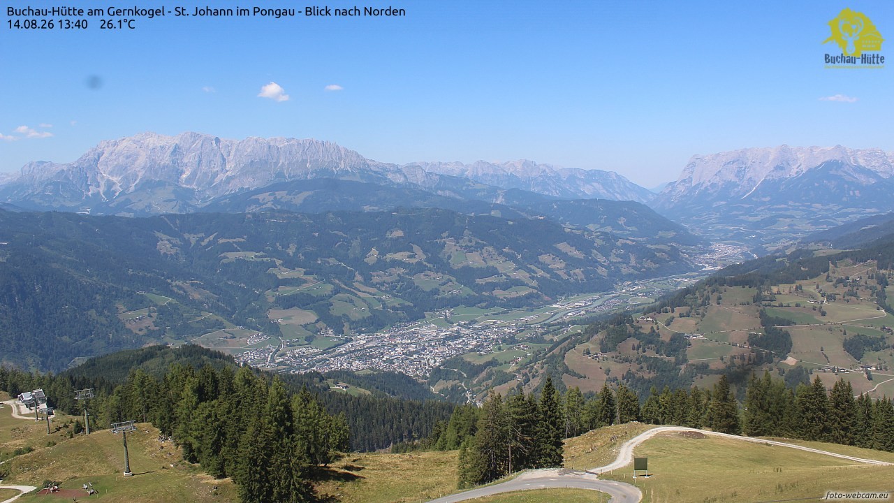 Archiv Foto Webcam Buchau-Hütte am Gernkogel - St. Johann
