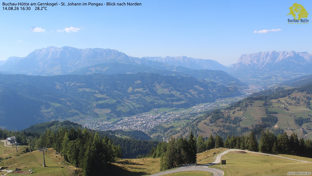 Archiv Foto Webcam Buchau-Hütte am Gernkogel - St. Johann