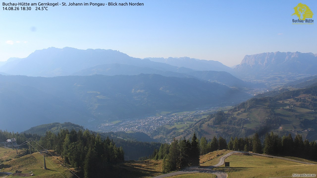 Archiv Foto Webcam Buchau-Hütte am Gernkogel - St. Johann