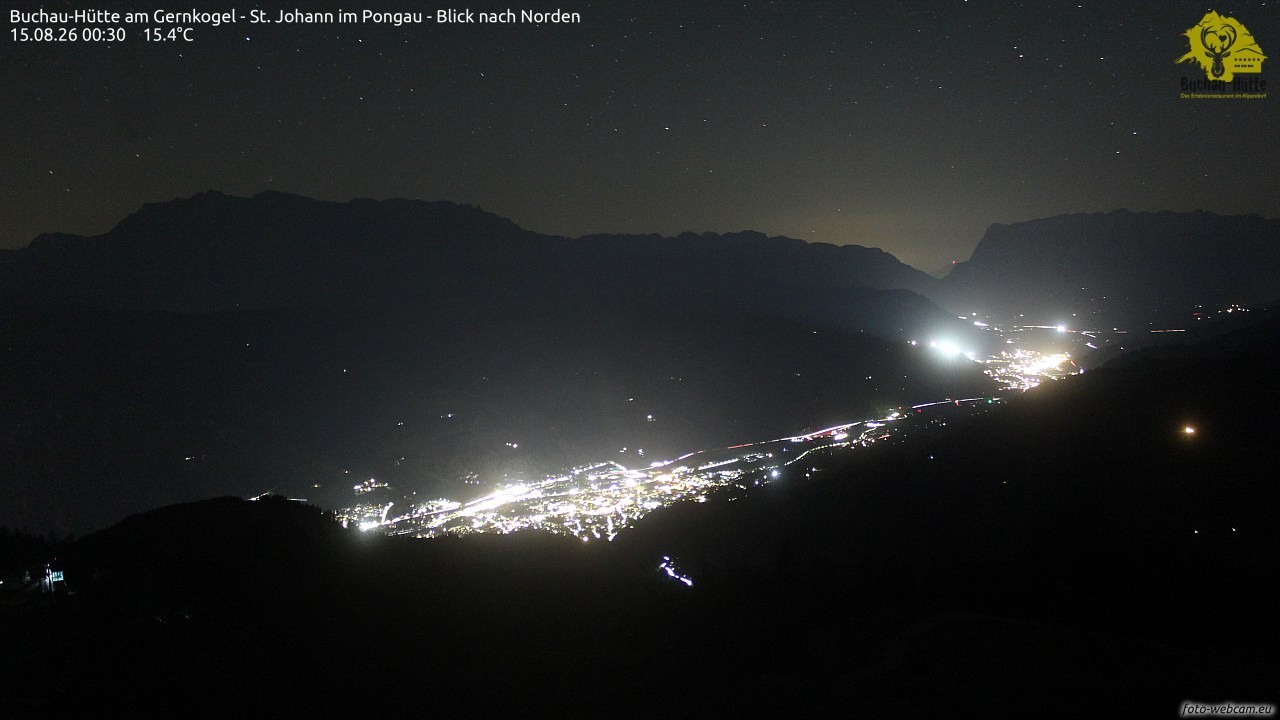 Archiv Foto Webcam Buchau-Hütte am Gernkogel - St. Johann