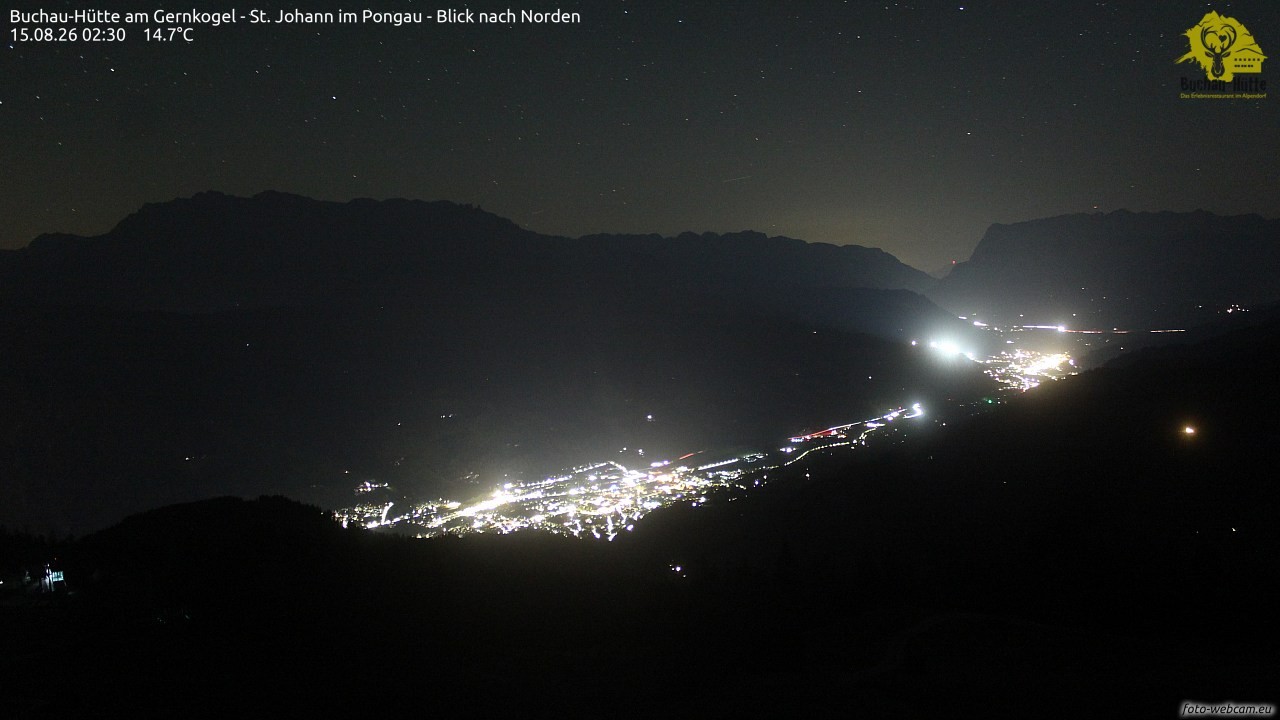 Archiv Foto Webcam Buchau-Hütte am Gernkogel - St. Johann