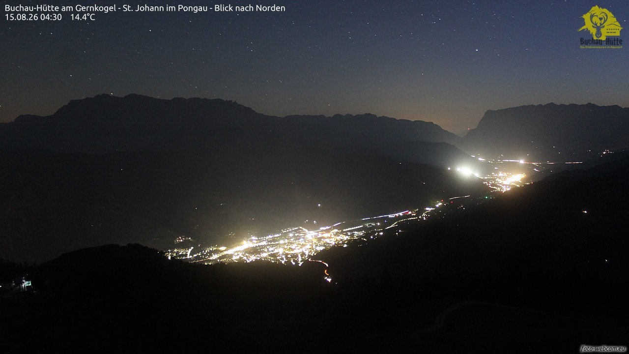 Archiv Foto Webcam Buchau-Hütte am Gernkogel - St. Johann