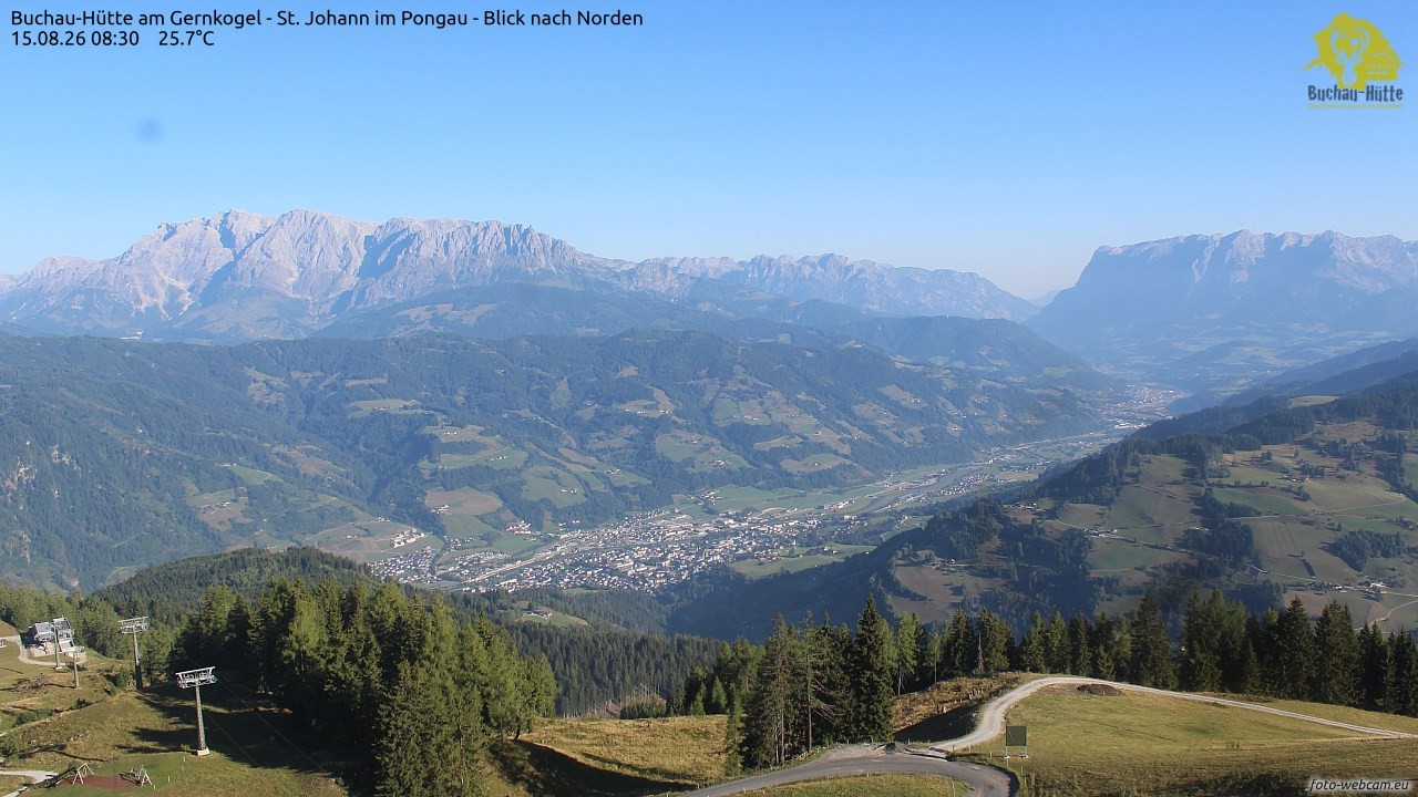 Archiv Foto Webcam Buchau-Hütte am Gernkogel - St. Johann