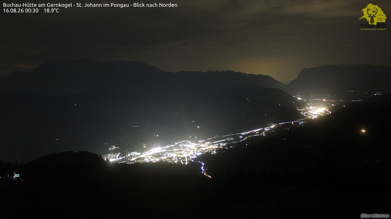 Archiv Foto Webcam Buchau-Hütte am Gernkogel - St. Johann