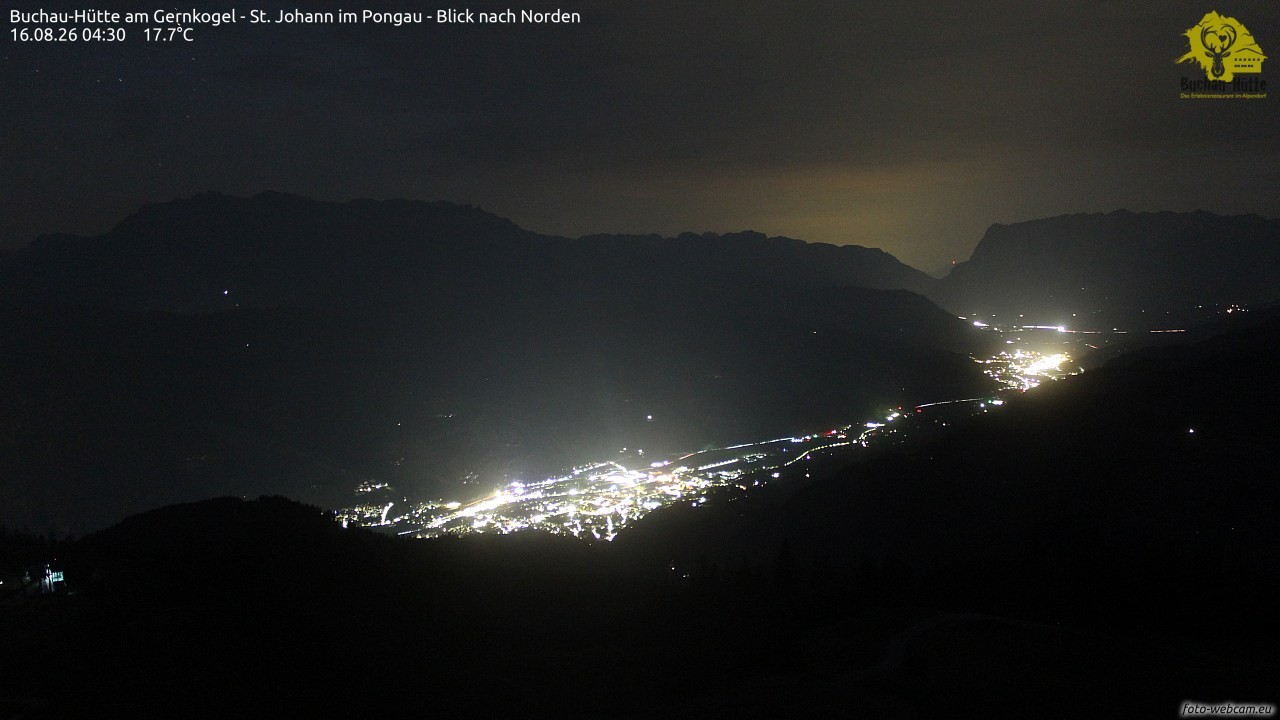 Archiv Foto Webcam Buchau-Hütte am Gernkogel - St. Johann