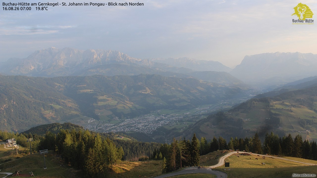 Archiv Foto Webcam Buchau-Hütte am Gernkogel - St. Johann