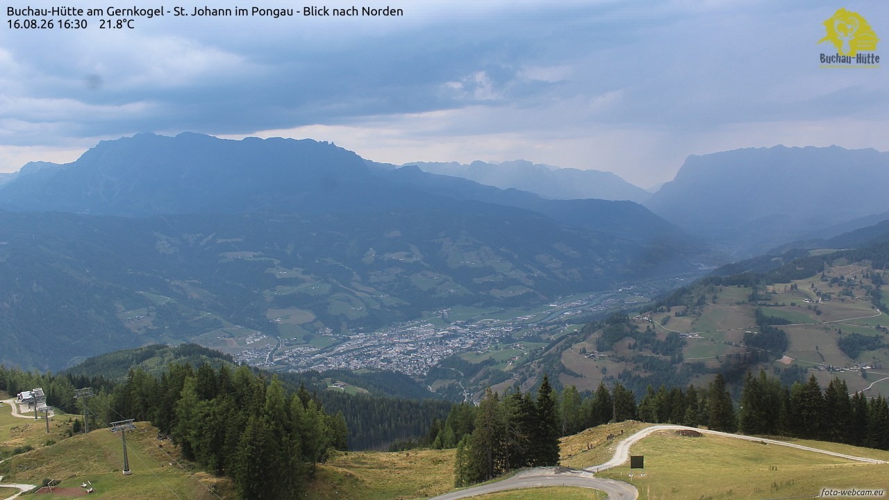 Archiv Foto Webcam Buchau-Hütte am Gernkogel - St. Johann