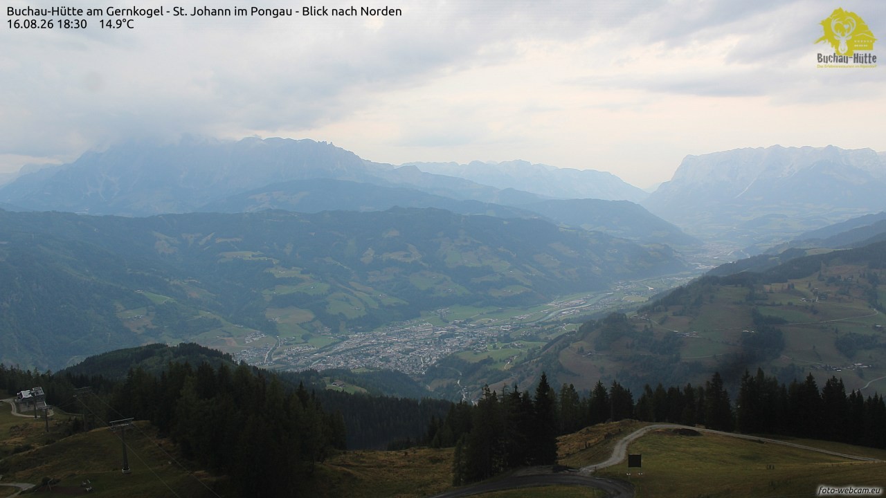 Archiv Foto Webcam Buchau-Hütte am Gernkogel - St. Johann