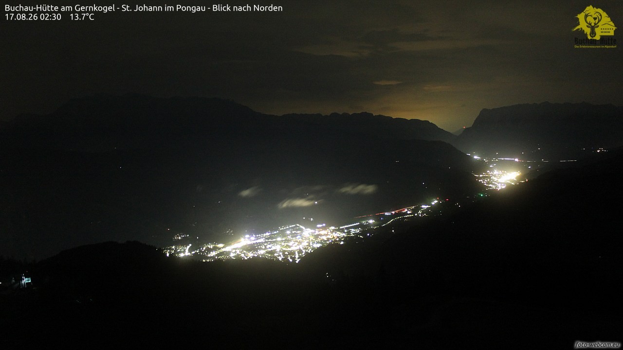 Archiv Foto Webcam Buchau-Hütte am Gernkogel - St. Johann